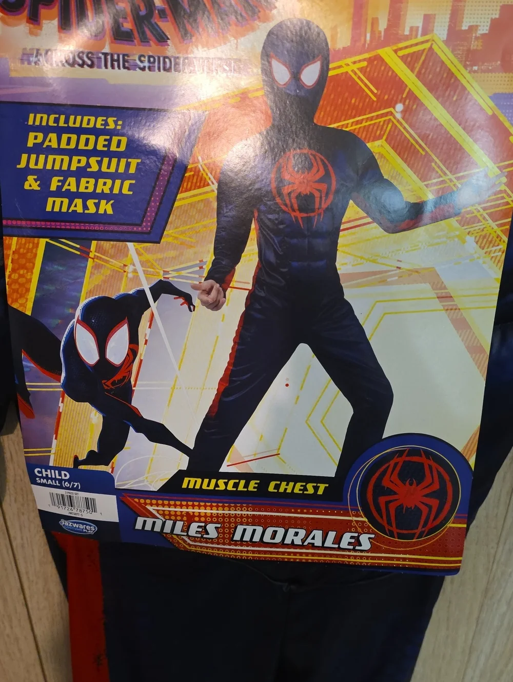 SPIDER-MAN MILES MORALES PADDED BOYS COSTUME